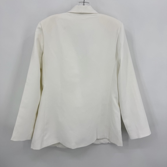 Amanda Uprichard Shawl Collar Blazer in Ivory Off White Size XL - Picture 6 of 10